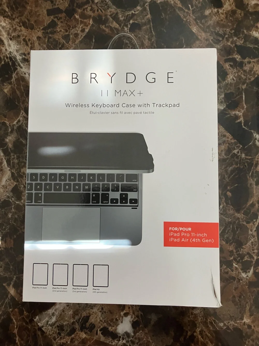 Brydge Air MAX+ Wireless Keyboard Case with Trackpad for iPad Air 11